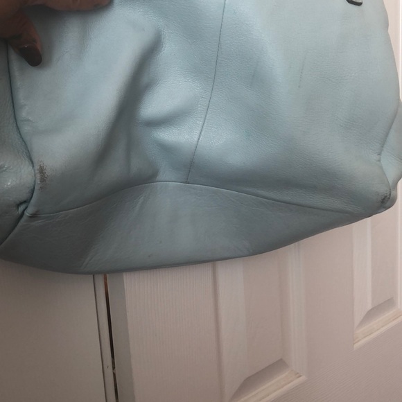 Baby blue Coach Purse - Picture 6 of 8